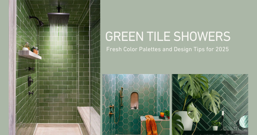 Green tile showers are trending in 2025. Explore popular shades, design tips, and color palettes to create a serene, spa-like atmosphere in your bathroom. From mint green to emerald, discover the perfect green for your shower design.