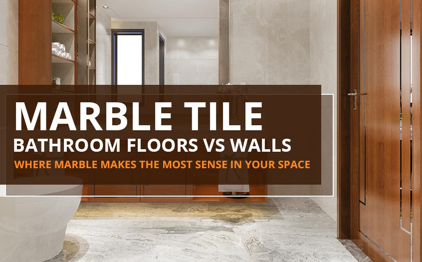 Modern marble tile bathroom with marble floors and walls showcasing elegant natural stone design.