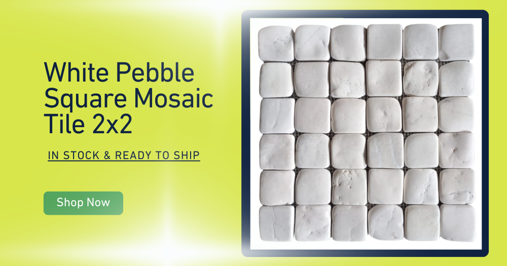 Pebble Perfection: Styling Tips for White Pebble Square Mosaic Tile 2x2 Walls