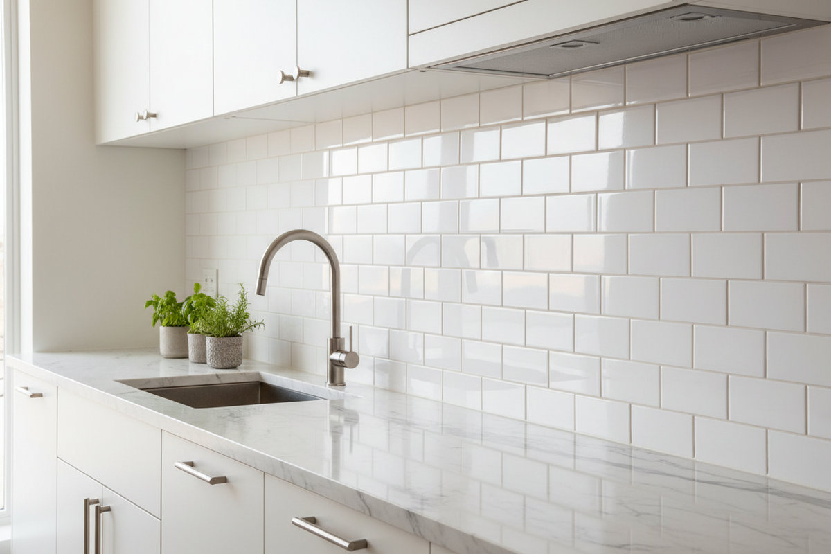 White Tile Backsplash: Pros, Cons, and What to Expect