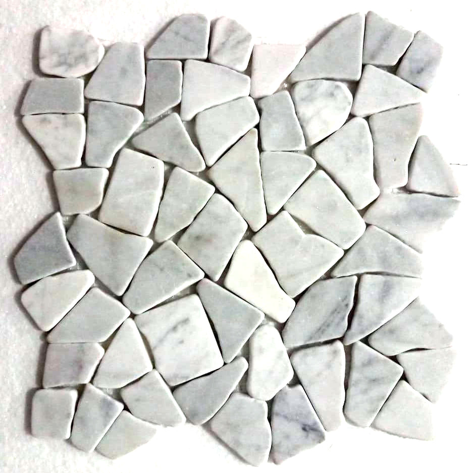 Super White Stone Mosaic Tile