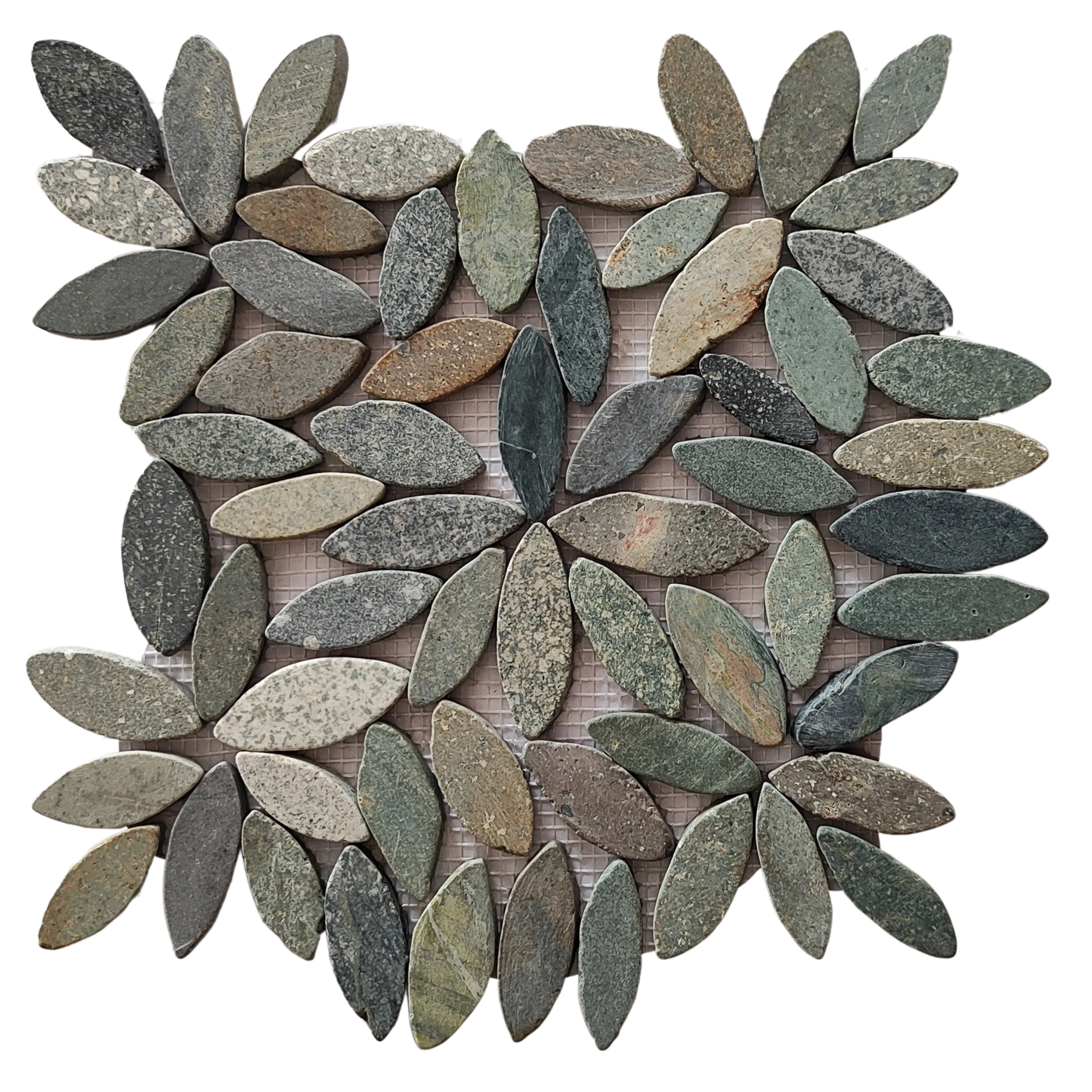 Bali Ocean Flower Pebble Stone Mosaic Tiles