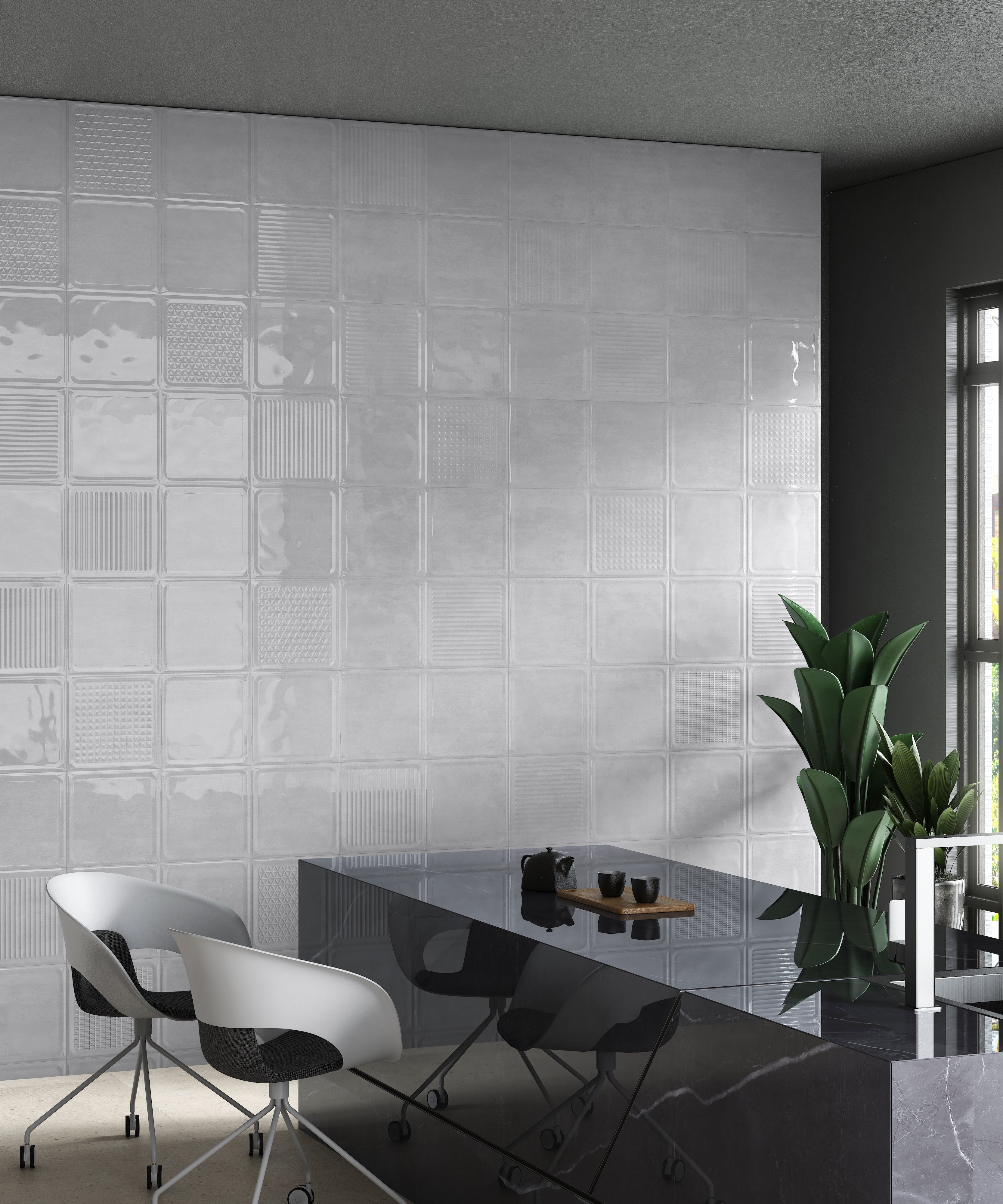 Slate Motif Vista Square 7.87" x 7.87" ($7.99 Sq. Ft. / Case)