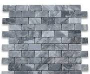 Dark Grey Brick 2x4 Marble Mosaic Tile