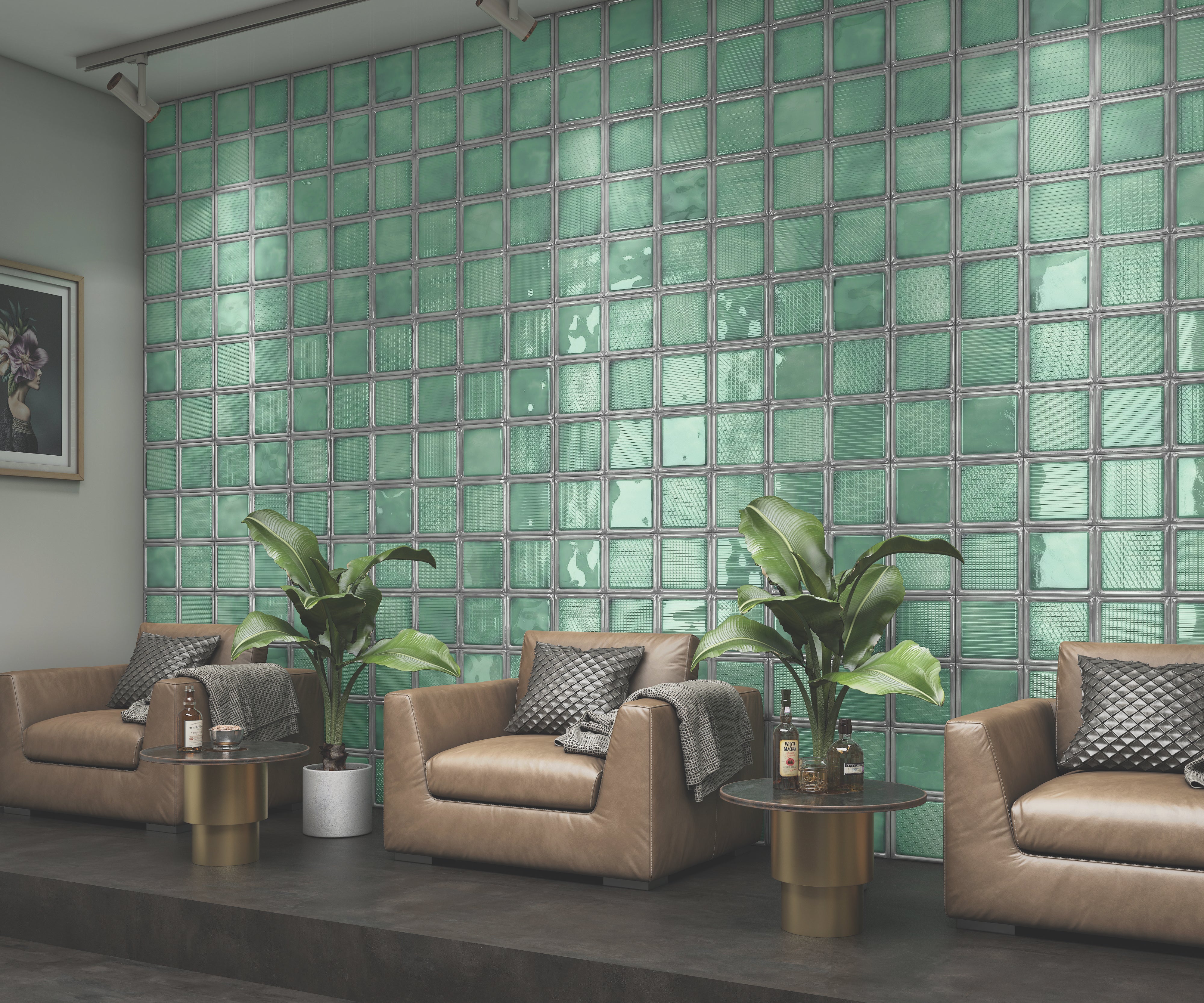 Latte Motif Watercolor 7.87" X 7.87" ($7.49 Sq. Ft. / Case)