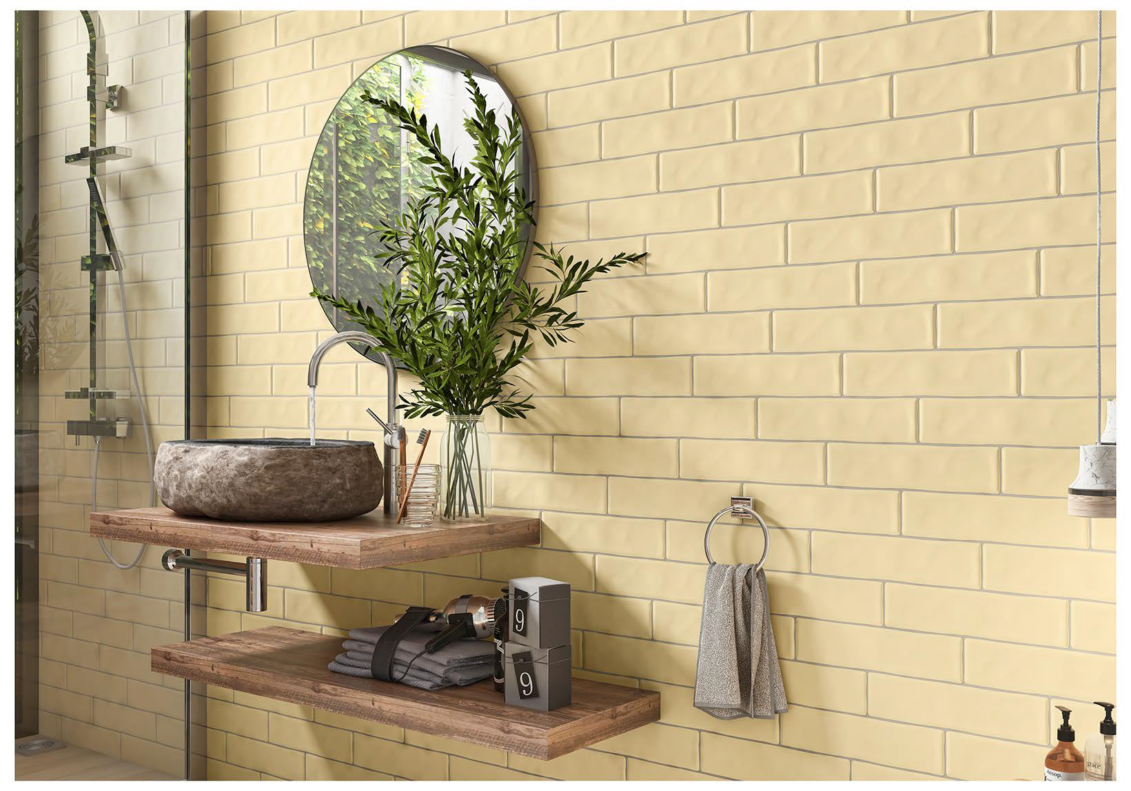 Bamboo Linen Textured 2.95" X 11.80" ($7.49 Sq. Ft / Case)