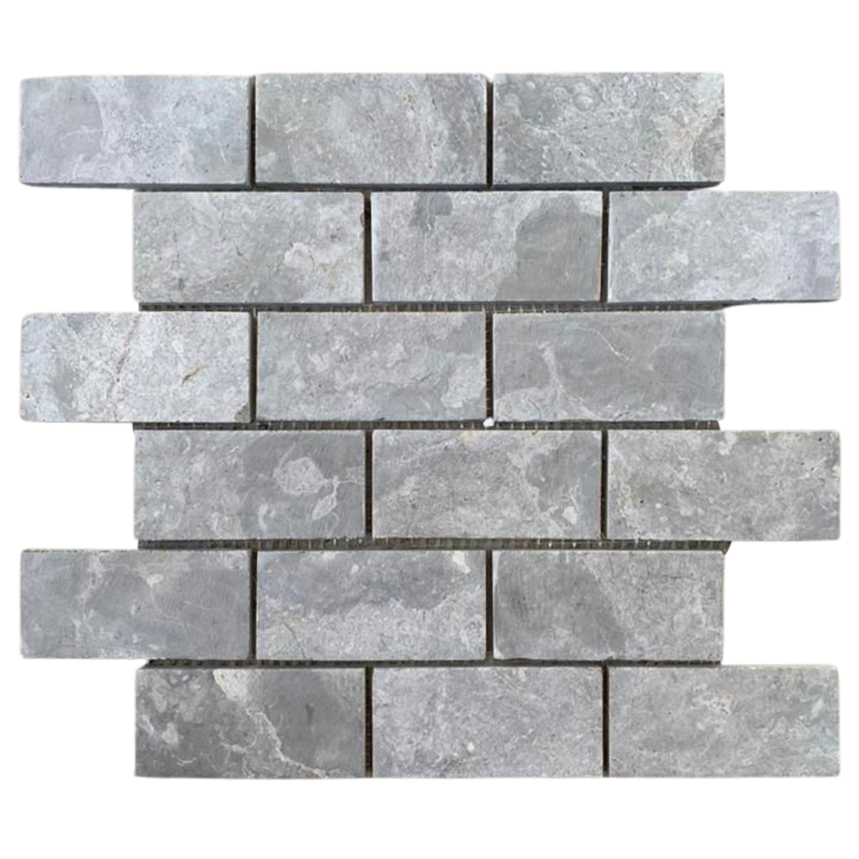 Stone Grey Brick 2x4 Marble Mosaic Tile