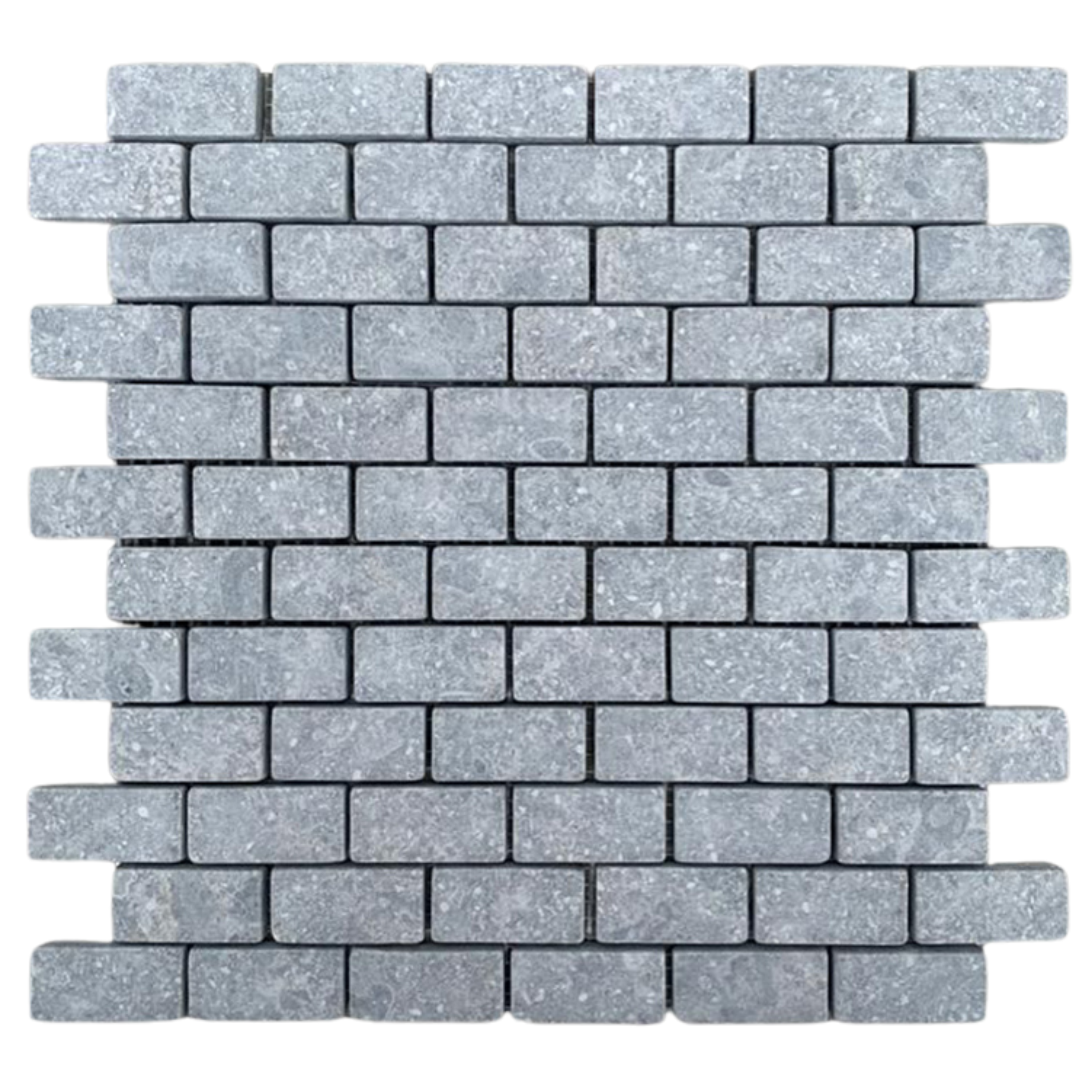 Stone Grey Subway 1x2 Marble Mosaic Tile