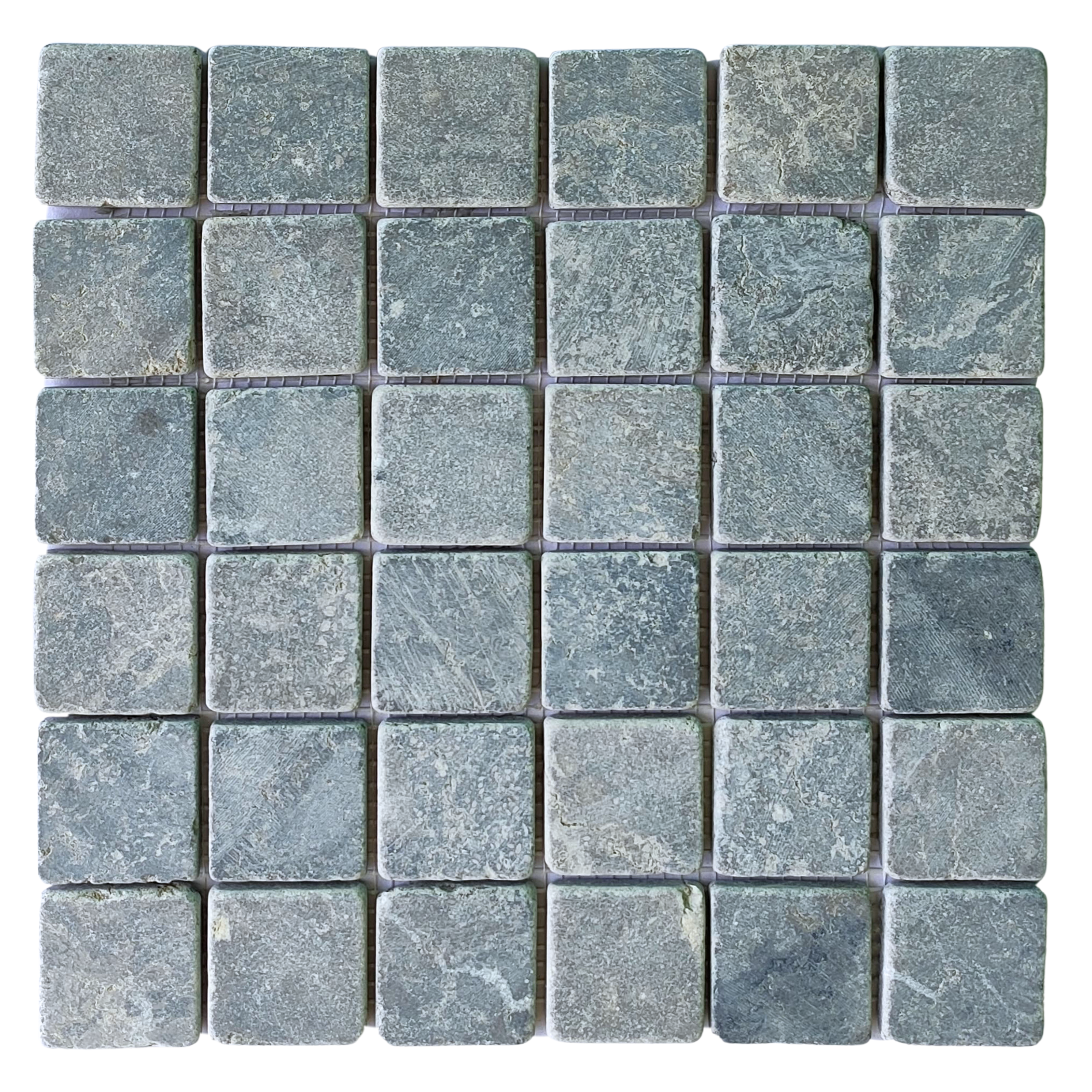 Stone Grey Square 2x2 Marble Mosaic Tile
