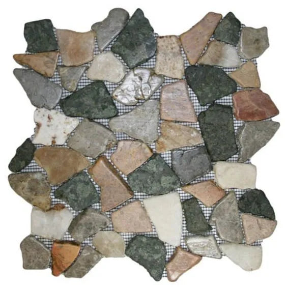 Glazed Autumn Mosaic Tile