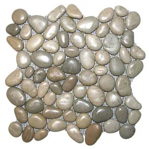 Glazed Bali Cloud Pebble Tile