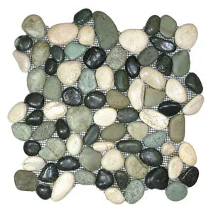 Glazed Bali Turtle Pebble Tile