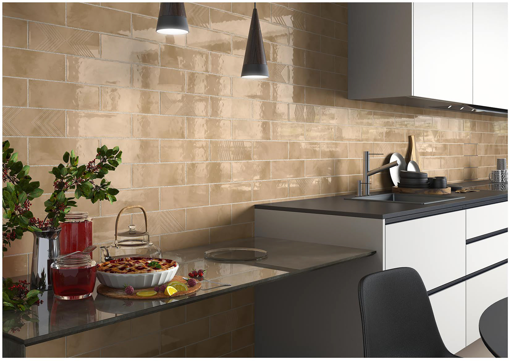 Night Sky Motif Jungle 4" X 12" ($7.99 Sq. Ft. / Case)