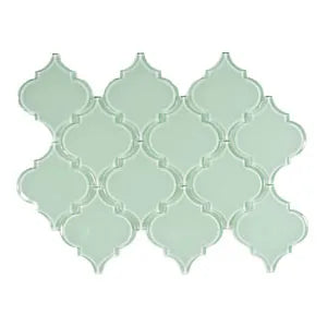 Surf Arabesque Glass Tile