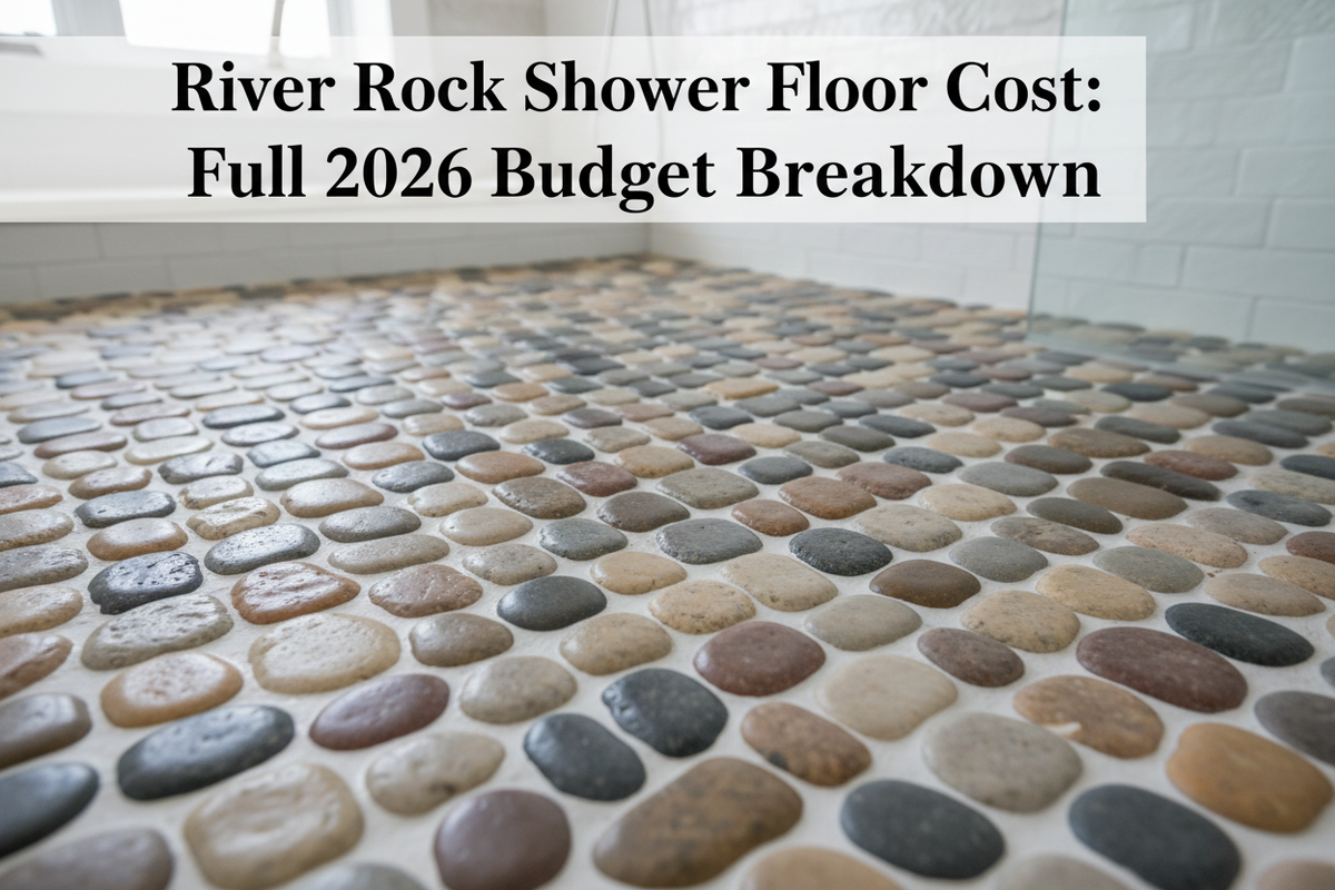 How Much Does a River Rock Shower Floor Cost? Budget Breakdown