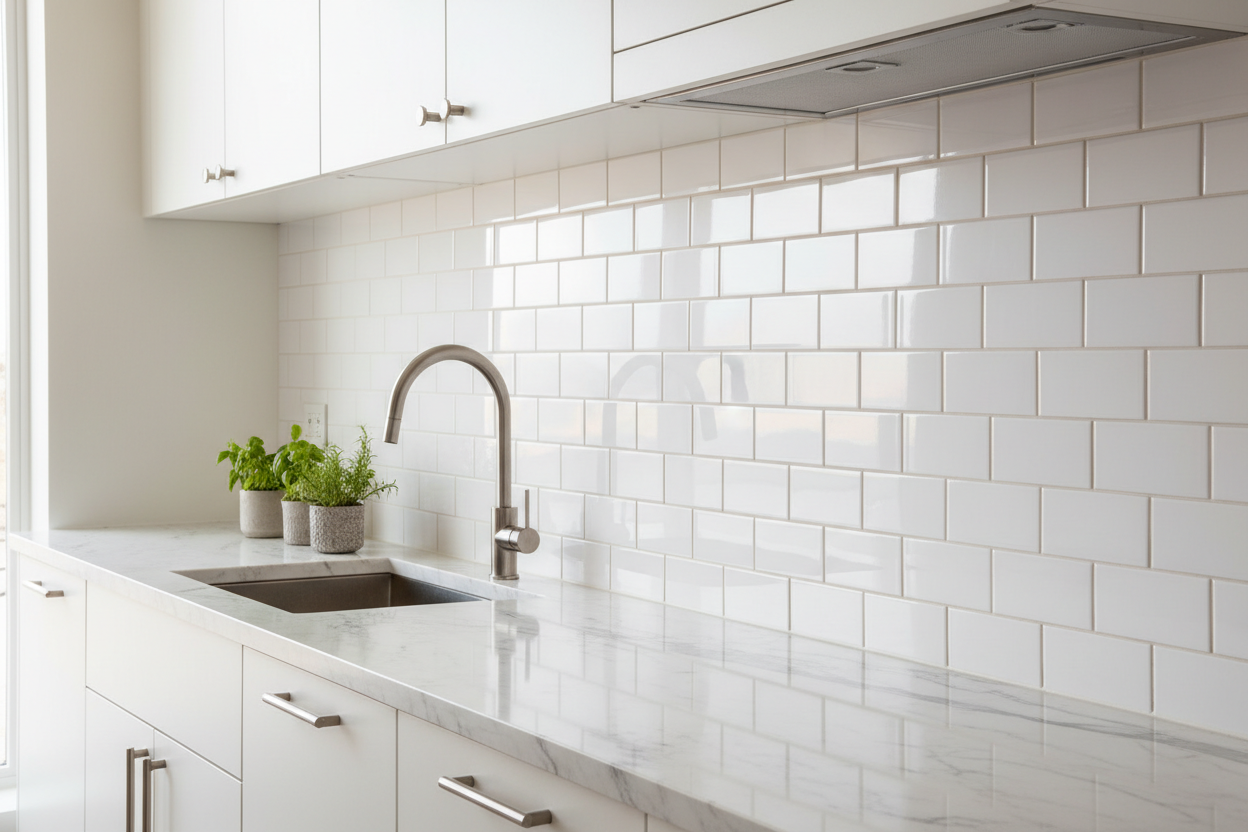White Tile Backsplash: Pros, Cons, and What to Expect