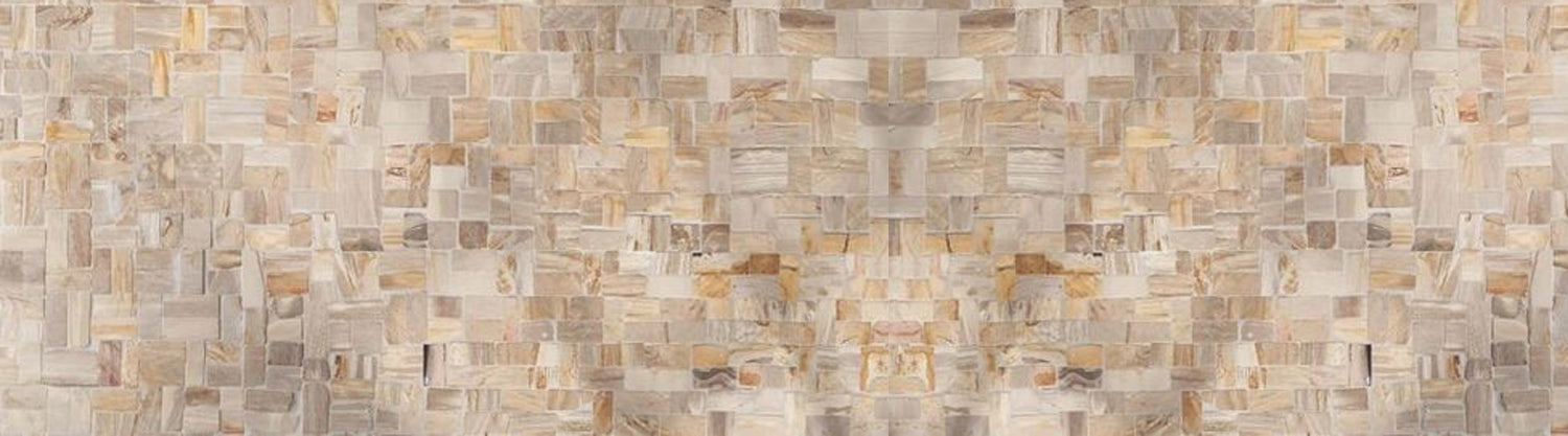 Petrified Wood Mosaic Tiles