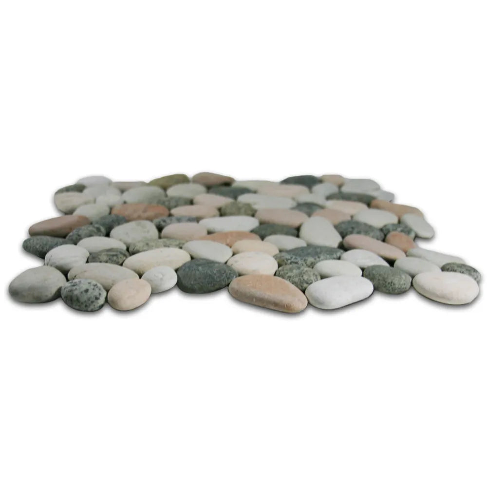 Mixed Island Pebble Mosaic: Nature’s Elegance for Your Home