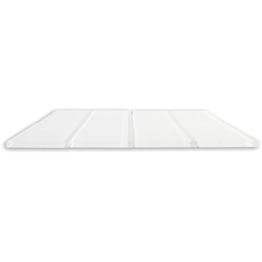 Sleek White Glass Subway Tiles for Timeless Elegance by Tile Hub