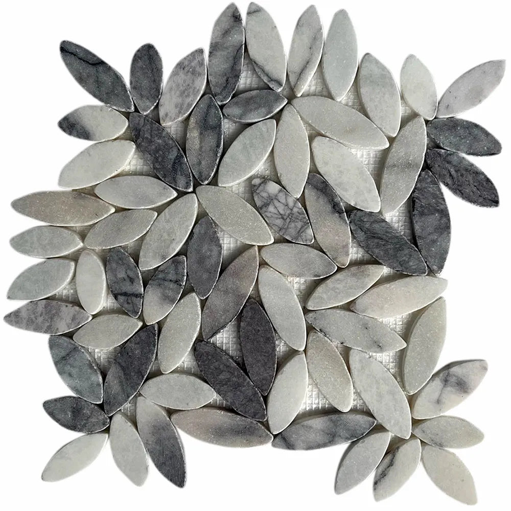 Milas Lilac Serenity Sliced Pebble Tile by Tile Hub