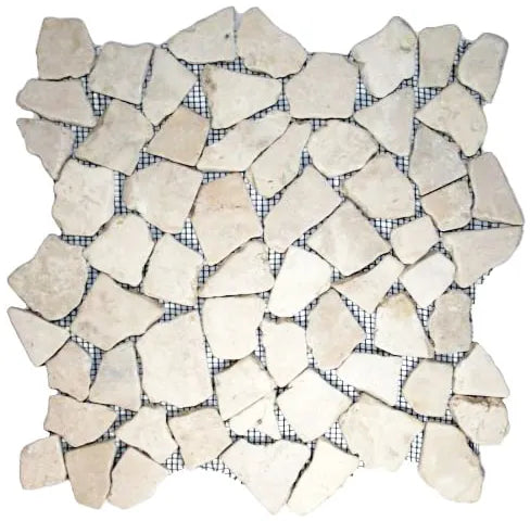 Sophisticated Ecru White Mosaic Tile Collection by Tile Hub