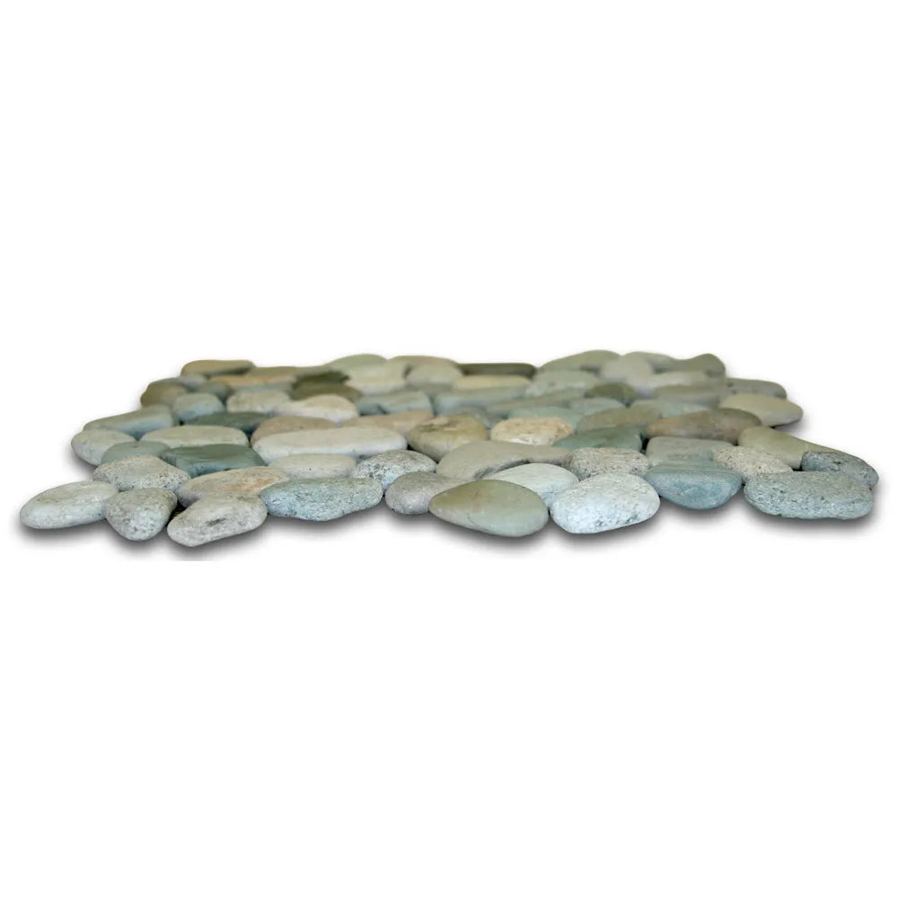 Tranquil Oasis: Sea Green Pebble Tiles by Tile Hub