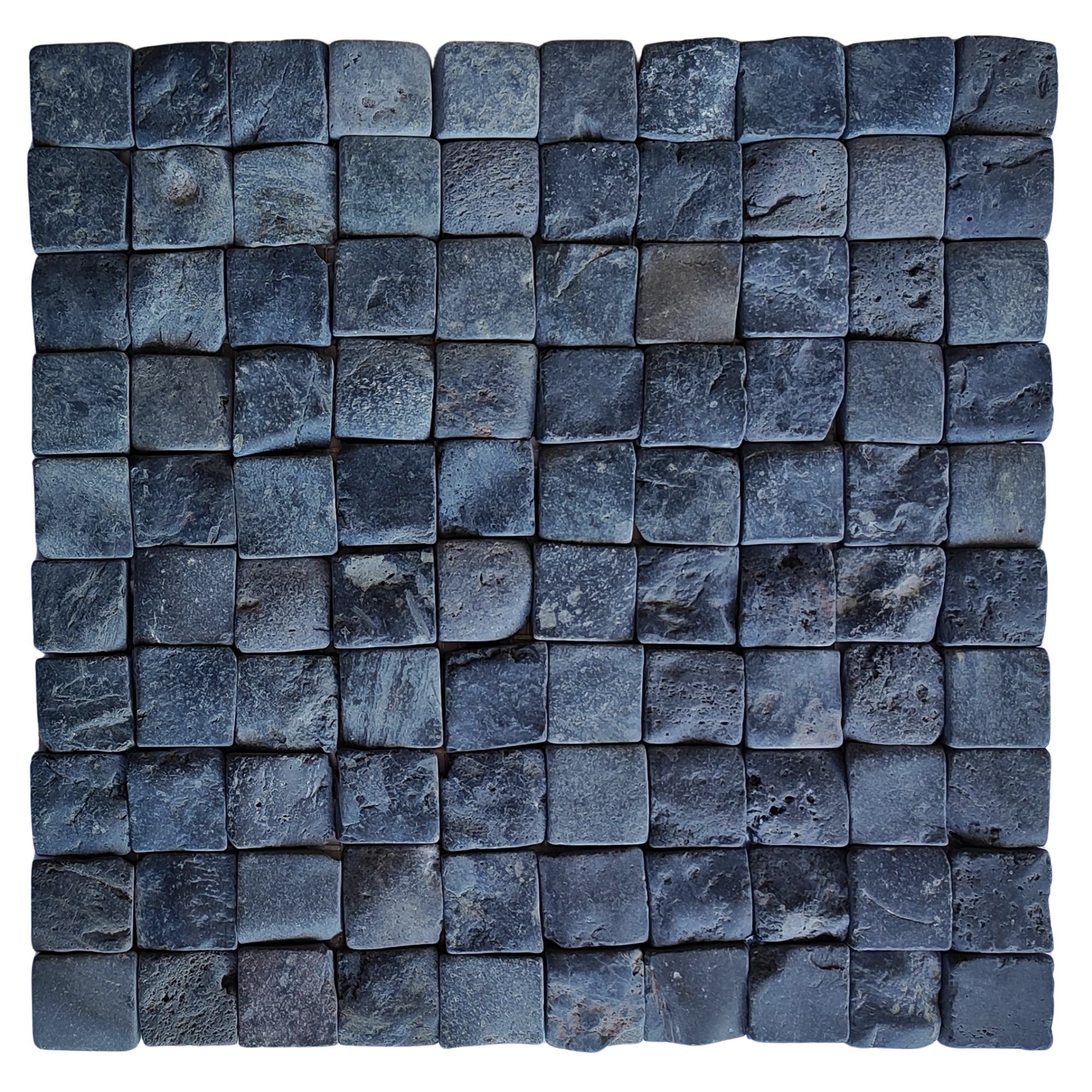 Alor Black Pebble 1x1 Mosaic Tiles