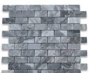 Elegant Dark Grey 2x4 Marble Mosaic Tile - Elevate Your Space with Style