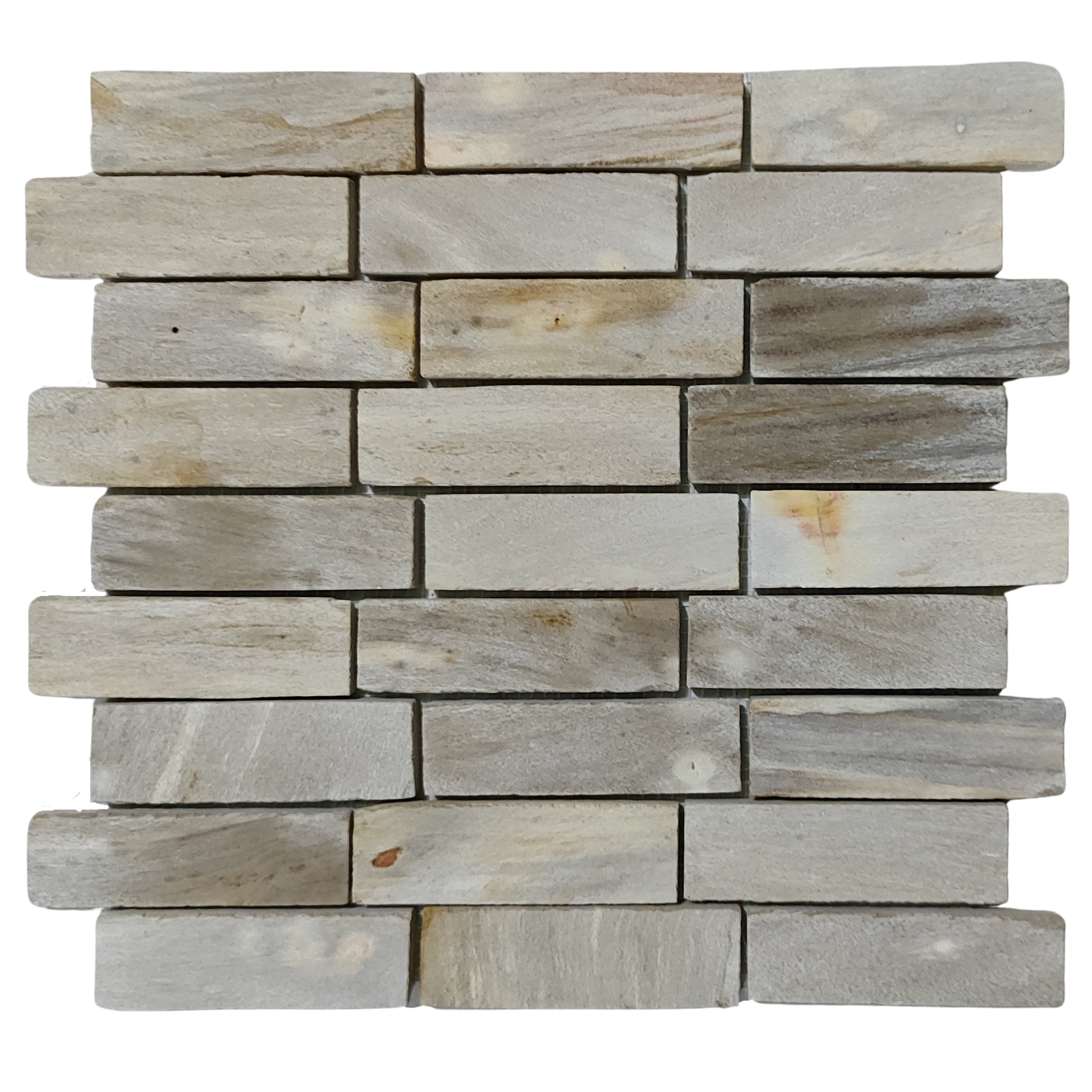 Petrified Wood Brick 1x4 Stone Mosaic Tile