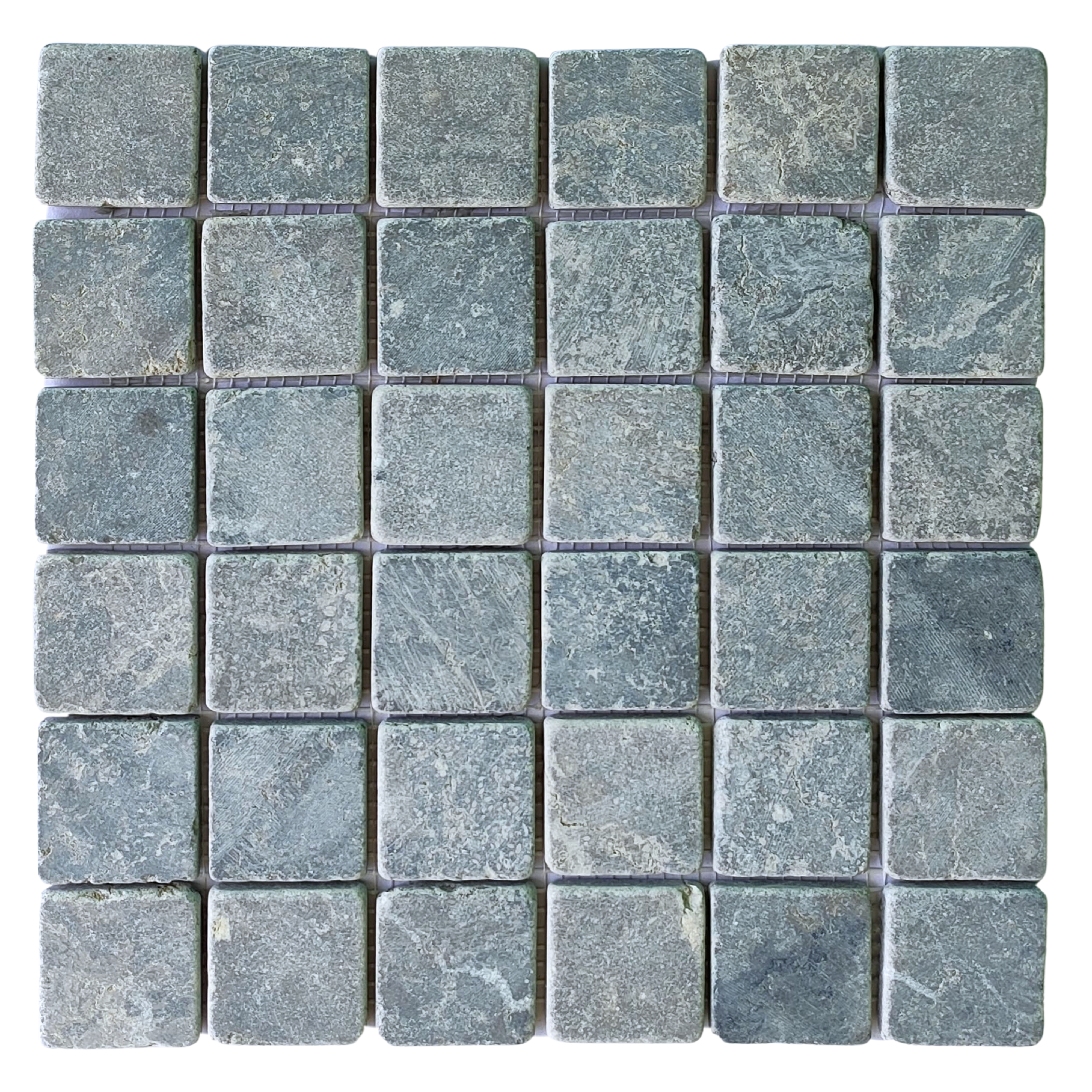 Sophisticated Stone Grey 2x2 Marble Mosaic Tiles for Timeless Elegance