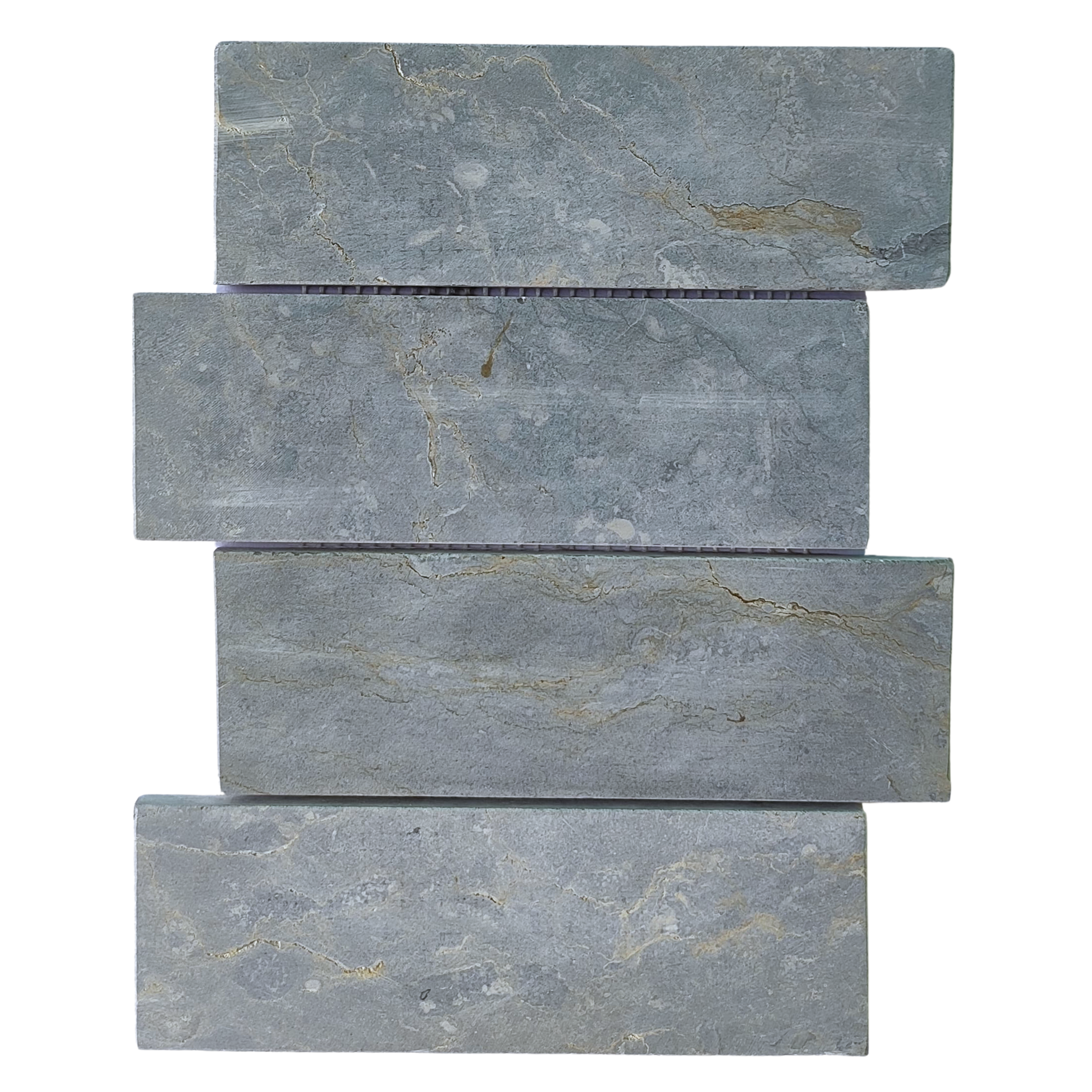 Sophisticated Stone Grey 3x9 Marble Subway Mosaic Tiles by Tile Hub