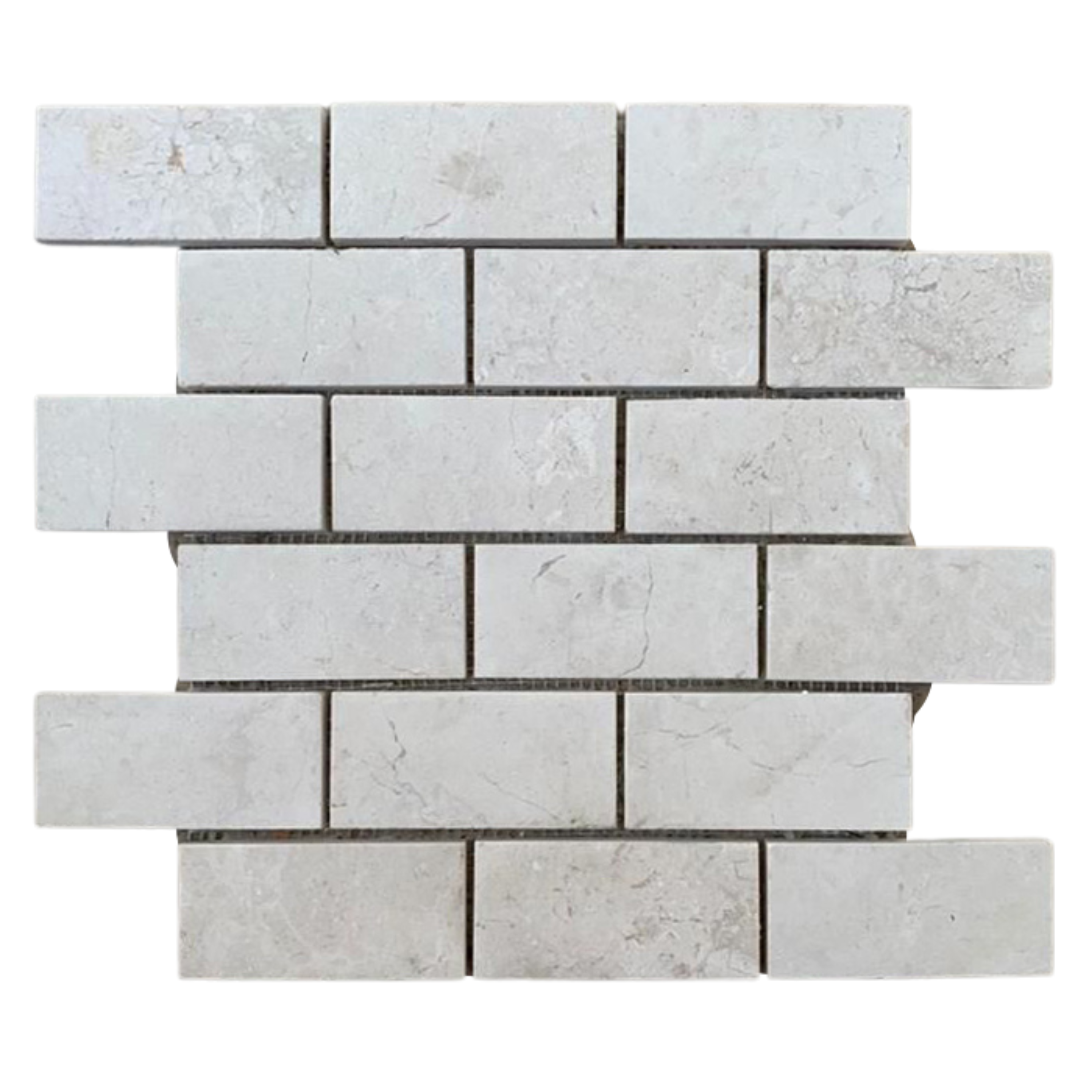 Elegant White Brick 2x4 Marble Mosaic Tile: Transform Your Space with Timeless Beauty