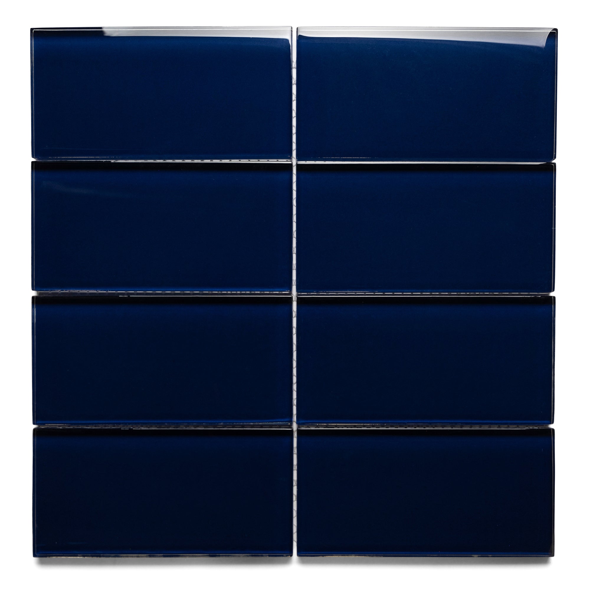 Cobalt Dream: Elegant Glass Subway Tiles for Modern Interiors