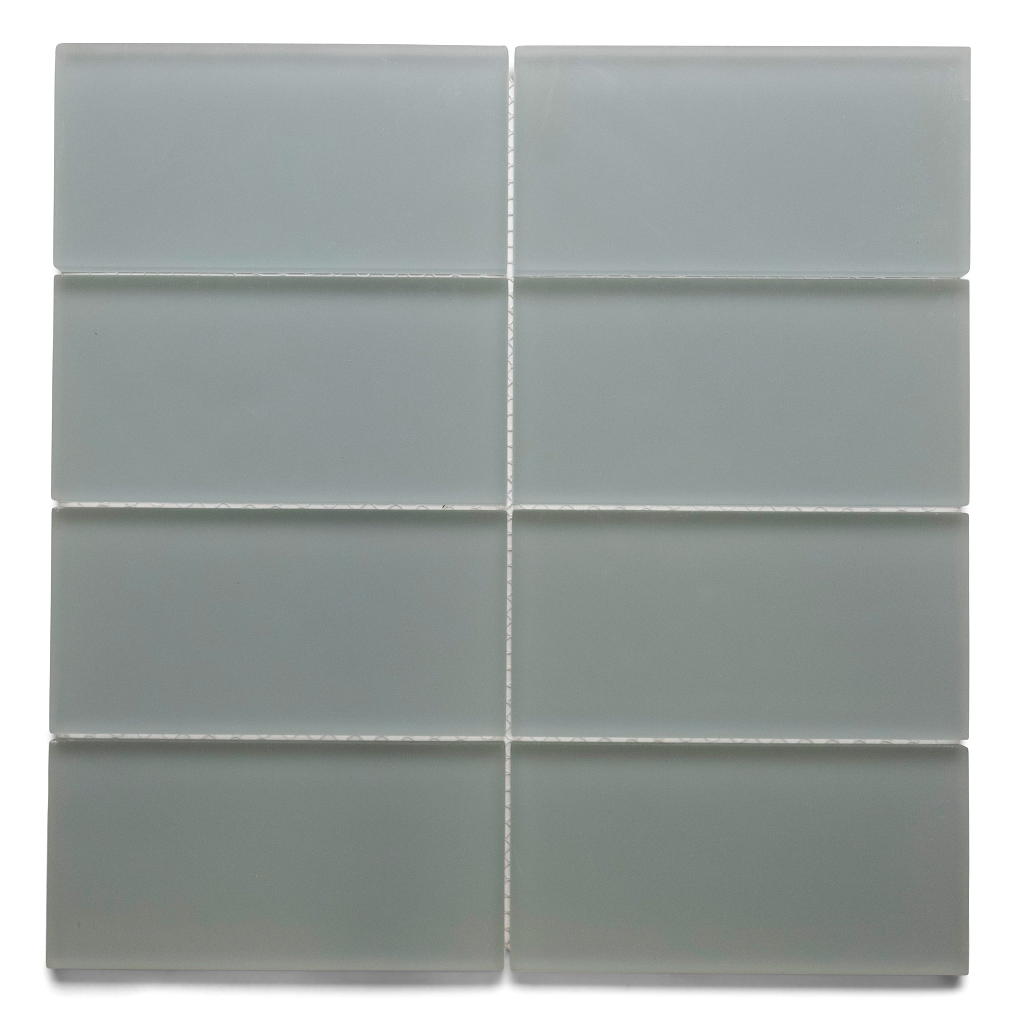 Ocean Breeze Frosted Glass Subway Tiles by Tile Hub