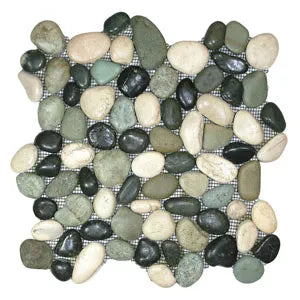 Bali Turtle Serenity Pebble Tile by Tile Hub