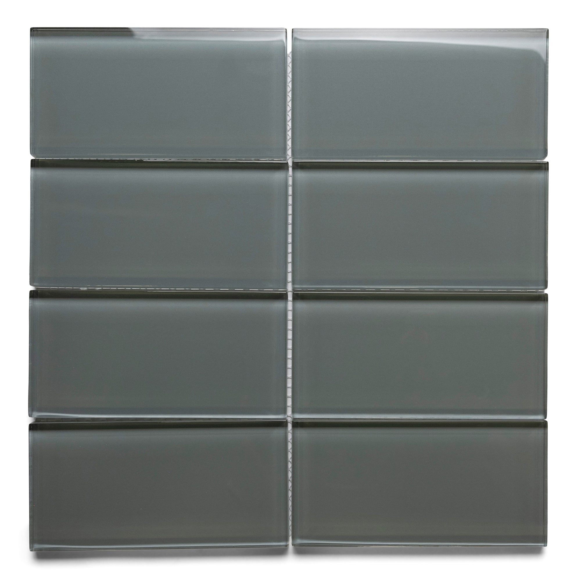 Chic Ice Grey Glass Subway Tiles for Elegant Interiors