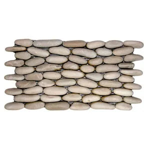 Java Tan Standing Pebble Tile