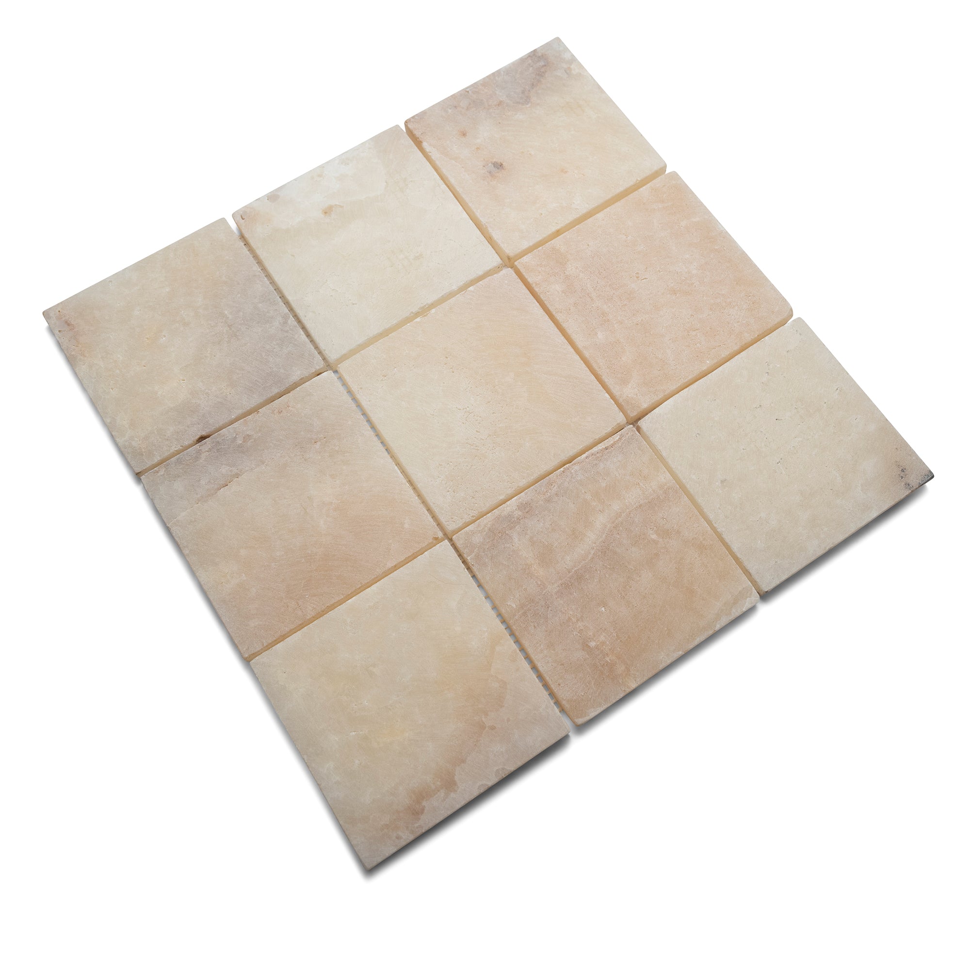 Quartz Harmony: Exquisite 4x4 Stone Mosaic Tiles for Timeless Elegance