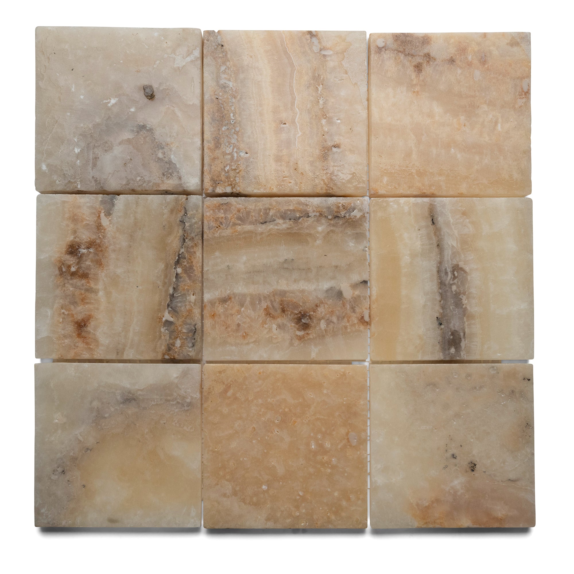 Quartz Harmony: Exquisite 4x4 Stone Mosaic Tiles for Timeless Elegance