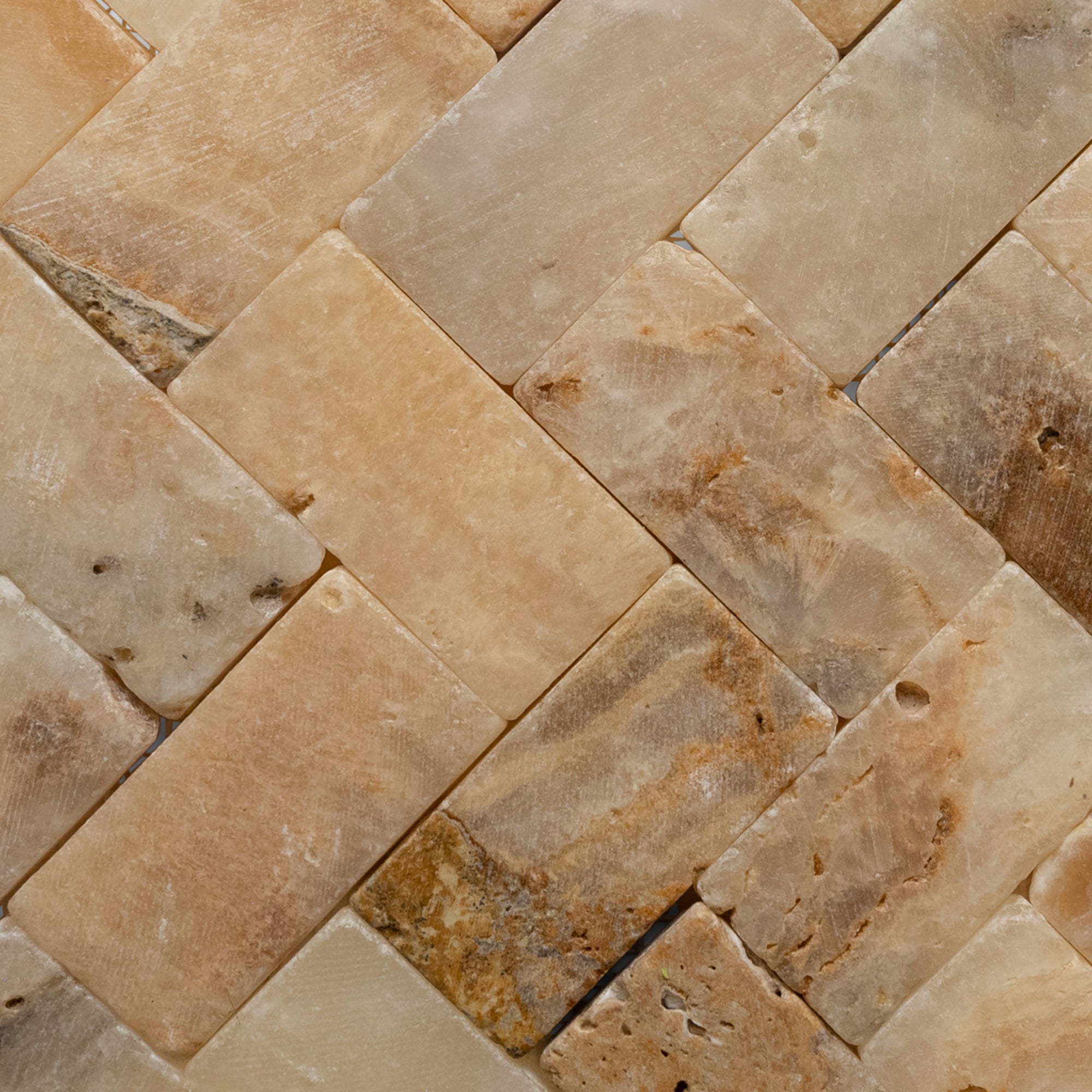 Exquisite Herringbone Mixed Quartz Mosaic Tiles for Elegant Interiors