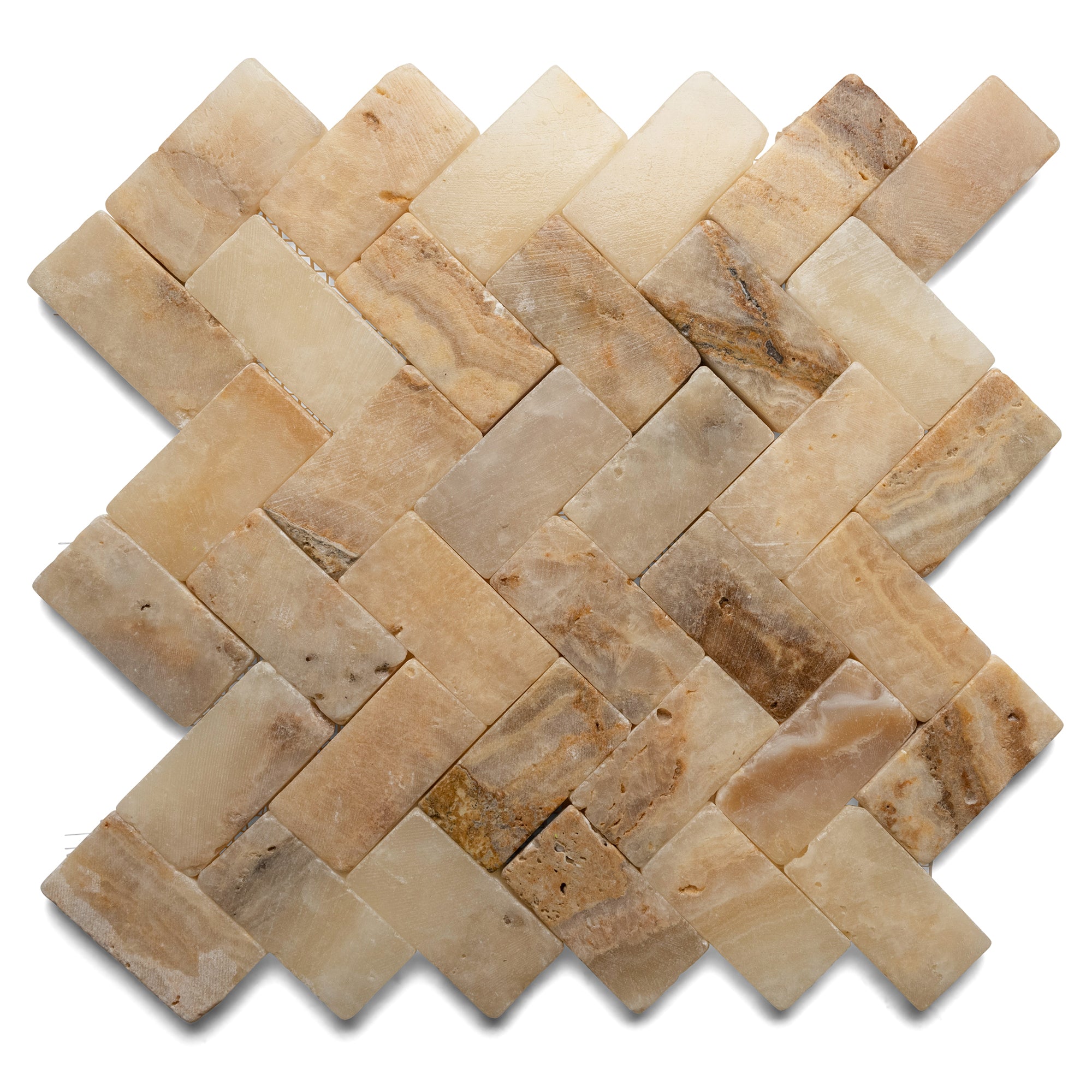 Exquisite Herringbone Mixed Quartz Mosaic Tiles for Elegant Interiors