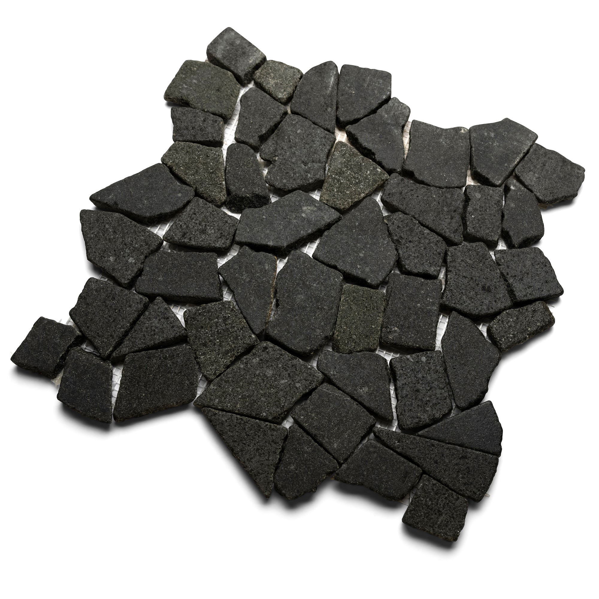 Sophisticated Black Glazed Mosaic Tiles by Tile Hub