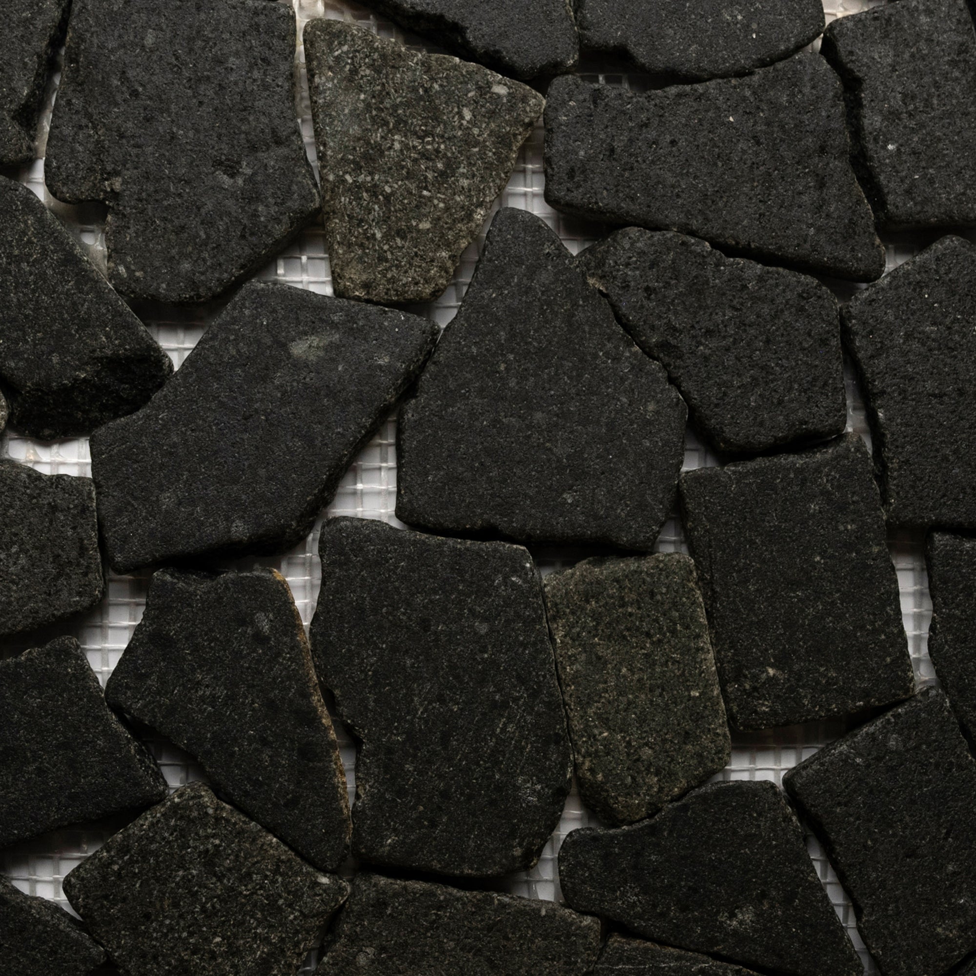 Sophisticated Black Glazed Mosaic Tiles by Tile Hub