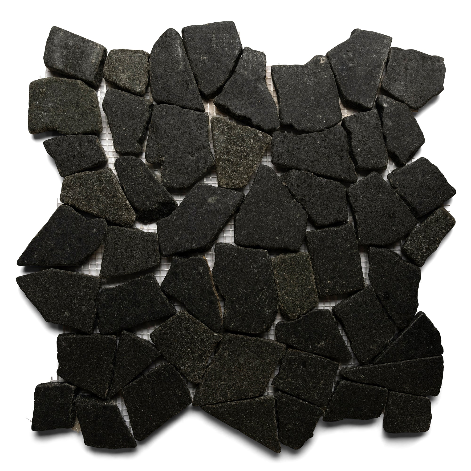 Sophisticated Black Glazed Mosaic Tiles by Tile Hub