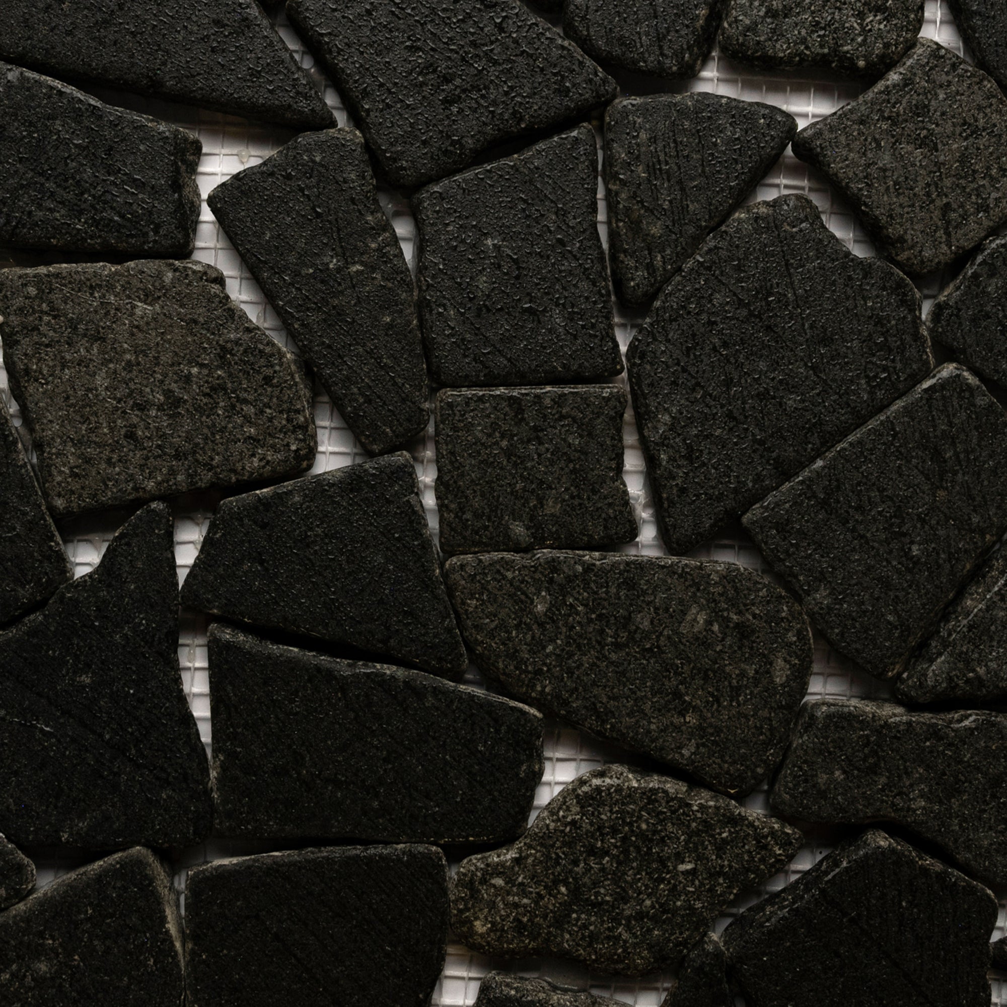 Sophisticated Black Glazed Mosaic Tiles by Tile Hub