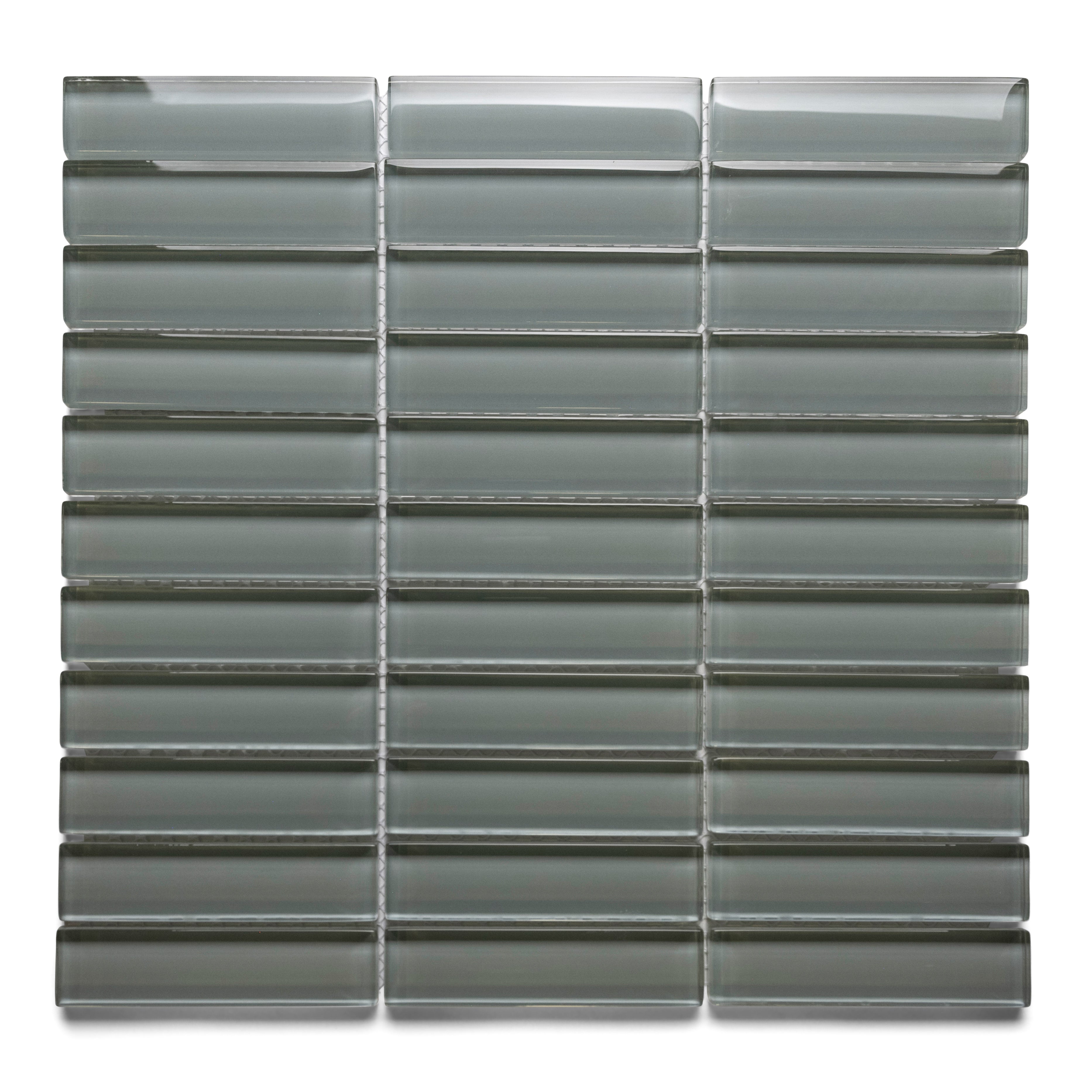 Ocean-Inspired Elegance: 1x4 Glass Subway Tile by Tile Hub