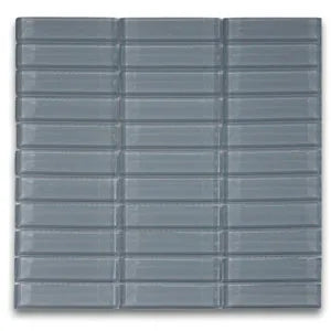 Ocean-Inspired Elegance: 1x4 Glass Subway Tile by Tile Hub