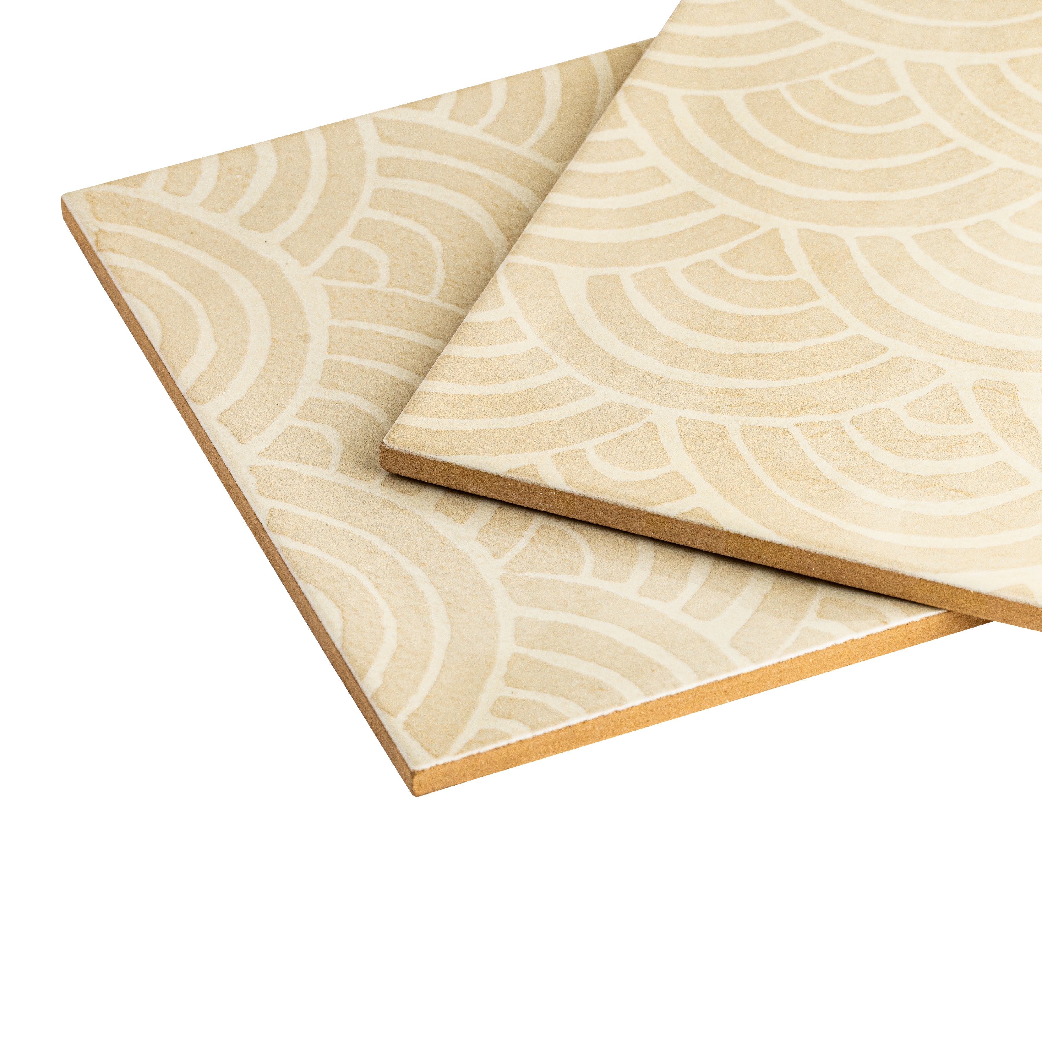 Pale Gold Motif Urban Square 7.87" X 7.87" ($7.49 Sq. Ft. / Case)