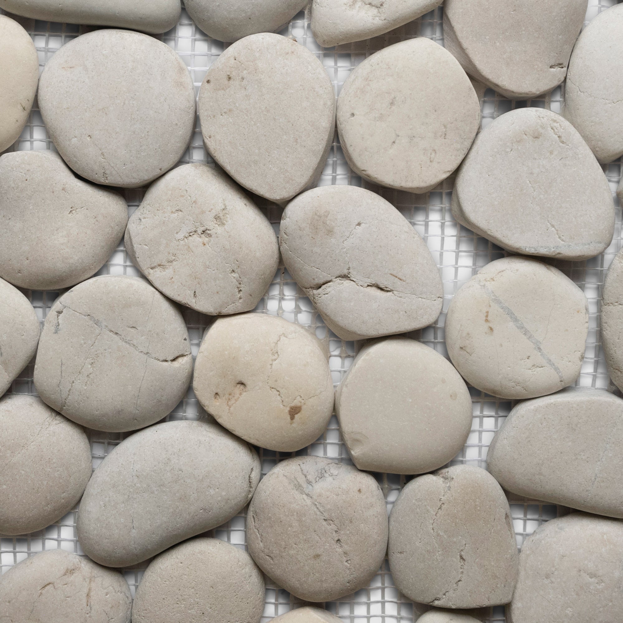 Elegant White Pebble Tile by Tile Hub - Transform Your Space