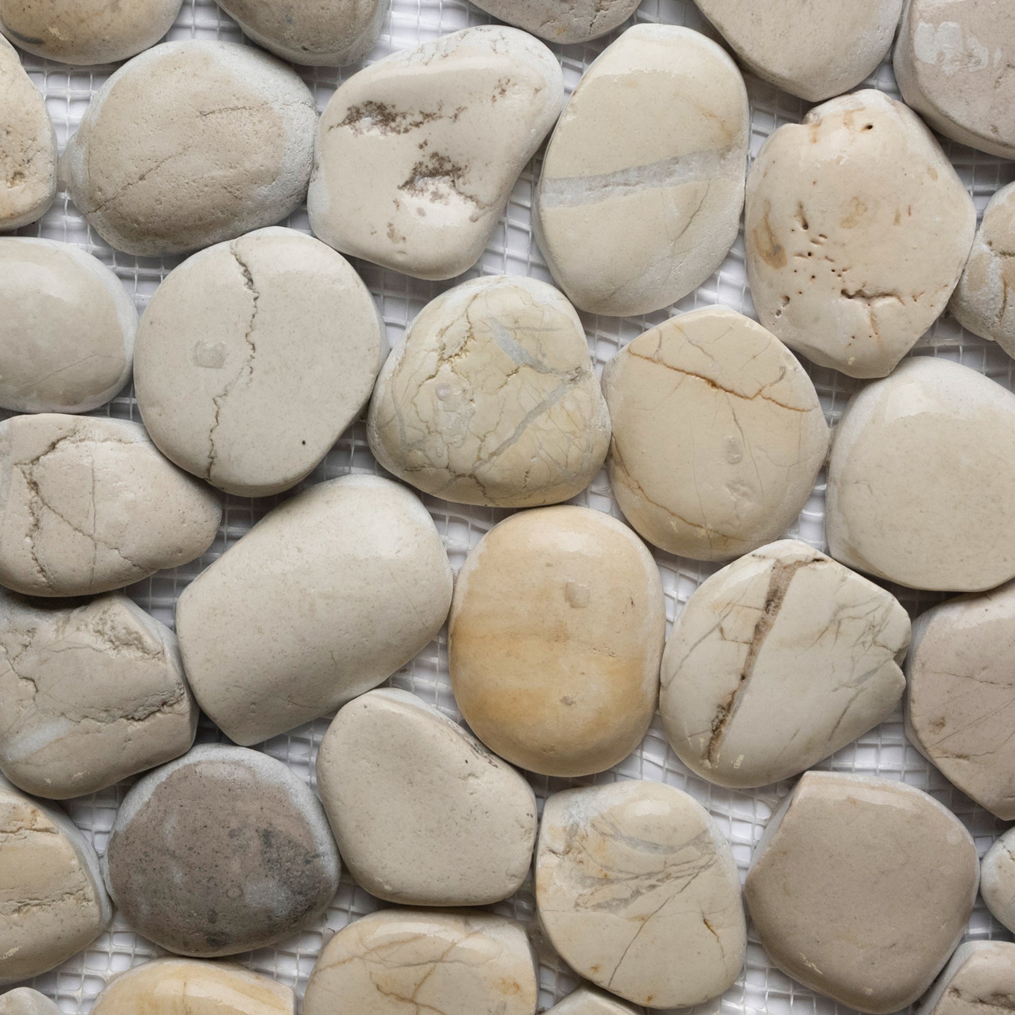 Elegant White Pebble Tile by Tile Hub - Transform Your Space